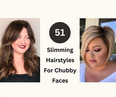 27 Slimming Hairstyles For Round, Chubby Faces